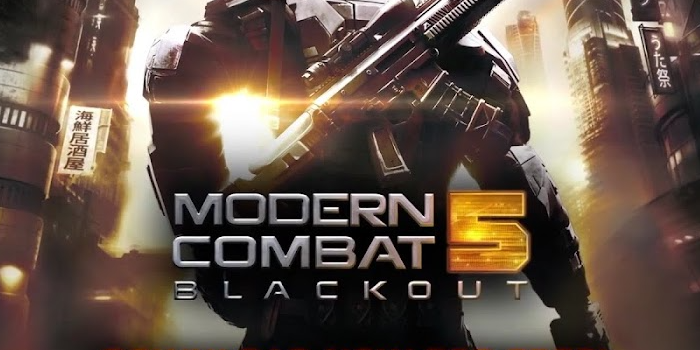 Modern Combat 5 Blackout logo
